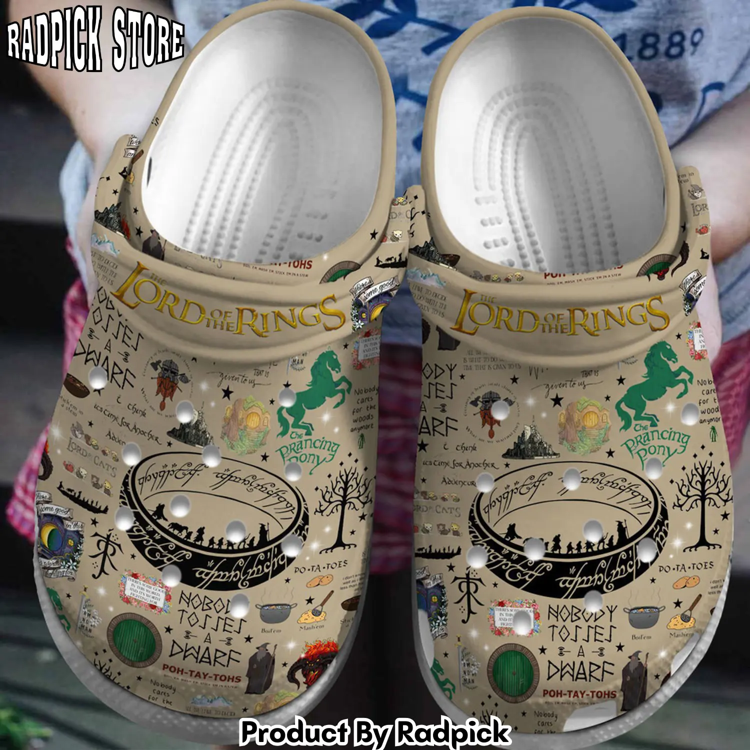 Radpick premium the lord of the rings novel movie clogs shoes comfortable for men women izr rp6522056